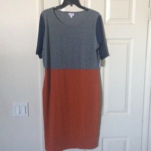 LuLaRoe Julia style dress Xl NWT